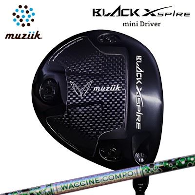 カスタム野球クラブ ムジーク ブラックエクスパイア ミニ１番ウッド ワクチンコンポ GR401 １番ウッドMuziik BLACK XSPIRE Mini Driver WACCINE COMPO GR401 DR高初速 道のり性重視 小ささ頭顱 ゴルフ-スポーツ・アウトドア-クラブ