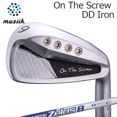 2022年モデル カスタムクラブ ムジーク オンザスクリュー DDアイアン 日本シャフト NSプロ ゼロズ8Muziik On The Screw DD IRON N.S.PRO ZELOS8/4本セット(#9～PW)｜オーエスゴルフ 72,600円