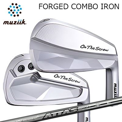 カスタムクラブ ムジーク オン・ザ・スクリュー フォージド コンボ アイアン USTマミヤ アッタス アイアン 10Muziik On The Screw Forged Combo Iron UST Mamiya ATTAS IRON 10単品～7本セット(#5～AW)｜オーエスゴルフ