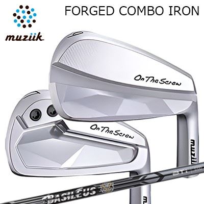 カスタムクラブ ムジーク オン・ザ・スクリュー フォージド コンボ アイアン バシレウス ツアー アイアンMuziik On The Screw Forged Combo Iron Basileus Tour IRON単品~7本セット(#5~AW)|オーエスゴルフ
