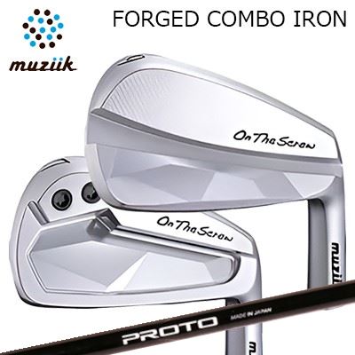 カスタムクラブ ムジーク オン・ザ・スクリュー フォージド コンボ アイアン クレイジー プロト 1フレックス アイアンMuziik On The Screw Forged Combo Iron CRAZY PROTO 1-Flex IRON単品~7本セット(#5~AW)|オーエスゴルフ
