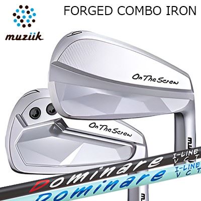 カスタムクラブ ムジーク オン・ザ・スクリュー フォージド コンボ アイアン ドミナーレ アイ・ラインMuziik On The Screw Forged Combo Iron Dominare I-line単品~7本セット(#5~AW)|オーエスゴルフ