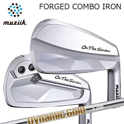 カスタムクラブ ムジーク オン・ザ・スクリュー フォージド コンボ アイアン ダイナミックゴールド ヒートトランスファーMuziik On The Screw Forged Combo Iron TrueTemper Dynemic Gold Heat Transfer単品～7本セット(#5～AW)｜オーエスゴルフ