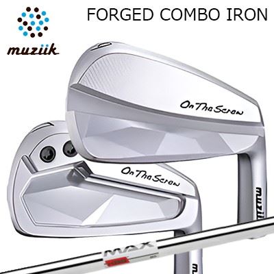 カスタム野球クラブ ムジーク オン・ザ・スクリュー フォージド ジャズバンド アイアン KBS マックス80Muziik On The Screw Forged Combo Iron KBS MAX80単品～7本仕掛ける(#5～AW)