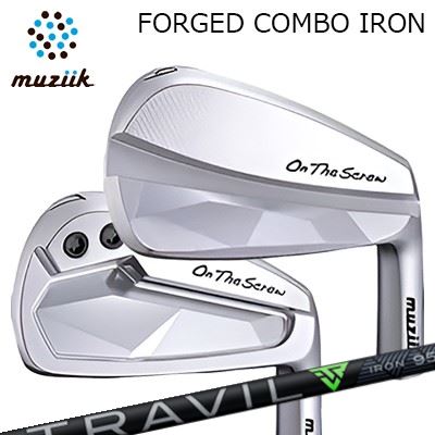 カスタムクラブ ムジーク オン・ザ・スクリュー フォージド コンボ アイアン フジクラ トラヴィル アイアンMuziik On The Screw Forged Combo Iron FUJIKURA TRAVIL IRON単品～7本セット(#5～AW)