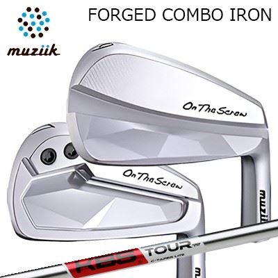 カスタムクラブ ムジーク オン・ザ・スクリュー フォージド コンボ アイアン ケービーエス シーテーパー ライトMuziik On The Screw Forged Combo Iron KBS C-TAPER LITE単品~7本セット(#5~AW)|オーエスゴルフ