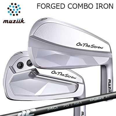 カスタム野球クラブ ムジーク オン・ザ・スクリュー フォージド ジャズバンド アイアン フジクラ ニュー MCIMuziik On The Screw Forged Combo Iron FUJIKURA New MCI単品～7本仕掛ける(#5～AW) スポーツ・アウトドア-クラブ-アイアン