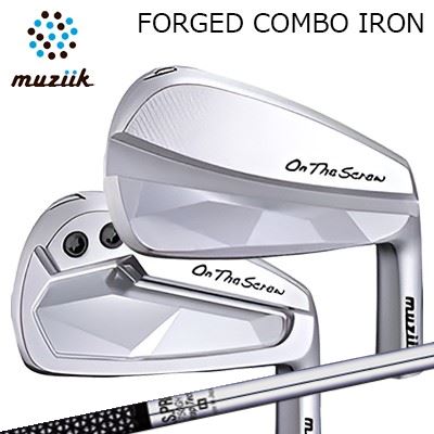 カスタムクラブ ムジーク オン・ザ・スクリュー フォージド コンボ アイアン 日本シャフト NSプロ 750GHMuziik On The Screw Forged Combo Iron N.S.PRO 750GH単品~7本セット(#5~AW)|オーエスゴルフ
