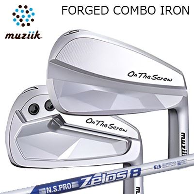 カスタムクラブ ムジーク オン・ザ・スクリュー フォージド コンボ アイアン 日本シャフト NSプロ ゼロズ8Muziik On The Screw Forged Combo Iron N.S.PRO ZELOS8単品~7本セット(#5~AW)|オーエスゴルフ