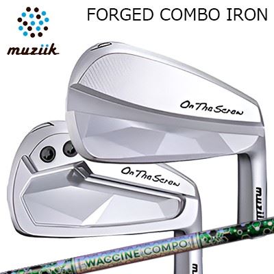 カスタムクラブ ムジーク オン・ザ・スクリュー フォージド コンボ アイアン ワクチンコンポ GR401 アイアンMuziik On The Screw Forged Combo Iron WACCINE COMPO GR401 IR単品～7本セット(#5～AW)｜オーエスゴルフ