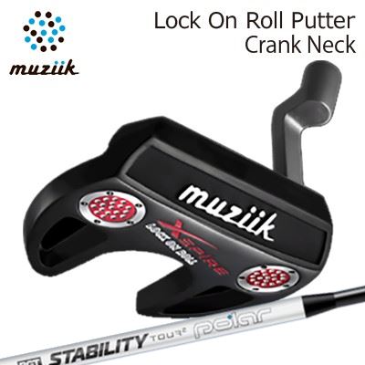 楽天市場】Muziik Lock On Roll PUTTER CRANK NECK DERAMAX 02P PUTTER