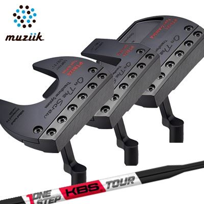 Muziik On The Screw PT8124 Transform System Putter KBS ONE STEP PUTTER BLACKムジーク PT8124 トランス状態質問用紙 パター KBS ワンステップパター 黒いこと完成