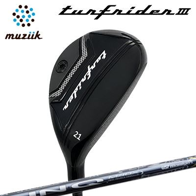 ムジークカスタム特注クラブ ターフライダー3 ユーティリティ USTマミヤ リンク イーエックス ハイブリッドMuziik TurfRider III UTILITY UST Mamiya LINQ EX HY|オーエスゴルフ