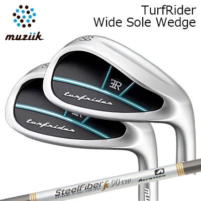 2025年モデル カスタムクラブ ムジーク ターフライダー ワイドソール ウェッジ SteelFiber fc CWMUZIIK TurfRider Wide Sole Wedge エアロテック スチールファイバー fc CW｜オーエスゴルフ