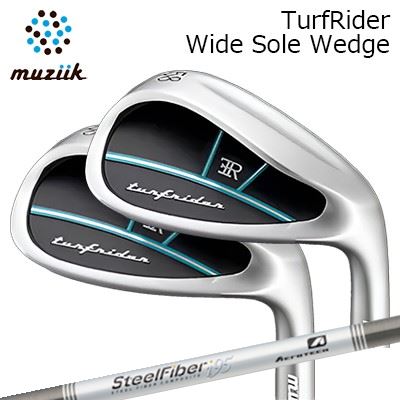 2025年モデル カスタムクラブ ムジーク ターフライダー ワイドソール ウェッジ SteelFiber i CWMUZIIK TurfRider Wide Sole Wedge エアロテック スチールファイバー i CW|オーエスゴルフ