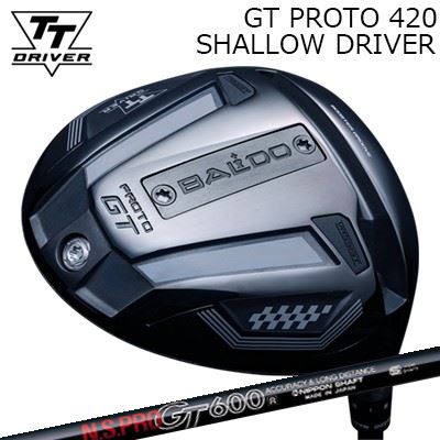 カスタムクラブ 2025年モデル バルド TTドライバー GT プロト420 シャロー 日本シャフト NSプロ GT(500/600/700/エレガンス)BALDO TT DRIVER GT PROTO 420 SHALLOW N.S.PRO GT(500/600/700/Elegance)｜オーエスゴルフ