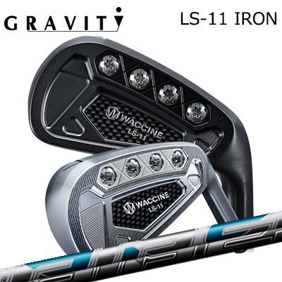 カスタムクラブ ワクチンコンポ LS-11 アイアン クロムメッキ/ブラックIPフジクラ エアスピーダー アイアンWACCINE COMPO LS-11 IRON CHROME/BLACK IP FUJIKURA AIR SPEERDER IRON5本セット｜オーエスゴルフ