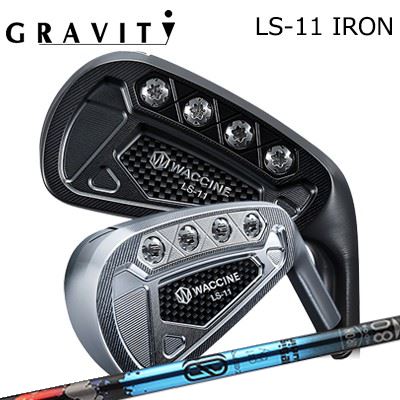 カスタム野球クラブ ワクチンコンポ LS-11 アイアン Crメッキ/黒いことIPデザインチューニング ゼロソリッド アイアンWACCINE COMPO LS-11 IRON CHROME/BLACK IP Design Tuning ZERO SOLID IRON5本仕かける クラブ-メンズクラブ