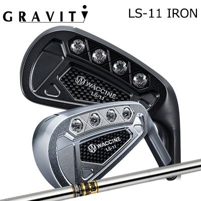カスタム野球クラブ ワクチンコンポ LS-11 アイアン Crメッキ/黒いことIPトゥルーテンパー ダイナミックゴールドWACCINE COMPO LS-11 IRON CHROME/BLACK IP TrueTemper Dynemic Gold5本仕掛ける