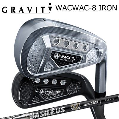 カスタム野球クラブ ワクチンコンポ ワクワク 8 アイアン Crメッキ/黒いことIP バシレウス BiZ アイアンWACCINE COMPO WACWAC-8 IRON CHROME/BLACK IPBasileus BiZ IRON4本仕掛ける アイアン-ゴルフ