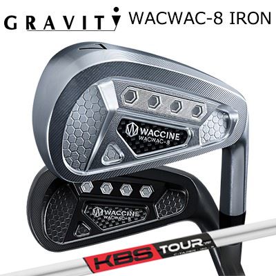 カスタム野球クラブ ワクチンコンポ ワクワク 8 アイアン Crメッキ/黒いことIP KBS シーテーパーWACCINE COMPO WACWAC-8 IRON CHROME/BLACK IPKBS C-Taper4本仕かける ゴルフ-スポーツ・アウトドア