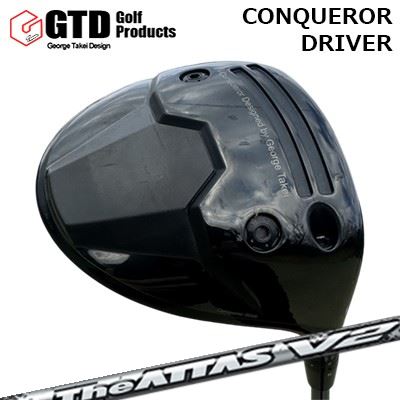 カスタム野球クラブ ジーティーディー コンクワーラー １番ウッド USTマミヤ ジ アッタス V2GTD Conqueror Driver UST Mamiya THE ATTAS V2