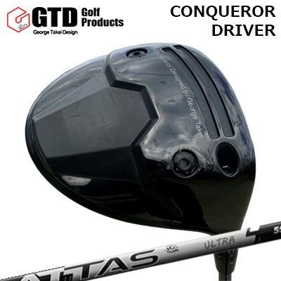 カスタム野球クラブ ジーティーディー コンクワーラー １番ウッド USTマミヤ アッタス RX ウルトラ黒いことGTD Conqueror Driver UST Mamiya ATTAS RX ULTRA BLACK