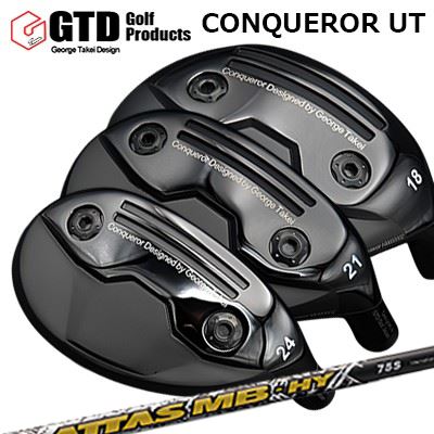 ジーティーディー カスタム特注野球クラブ コンクワーラー ありがた味 USTマミヤ アッタス MB 変わり種GTD Conqueror UW/UT/IT UST Mamiya ATTAS MB HY