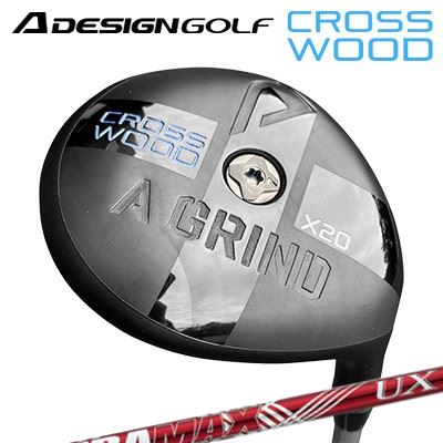 A DESIGN GOLF A GRIND CROSS WOOD DERAMAX UX Premium Seriesエーデザインゴルフ エーグラインドクロスウッド オリムピック デラマックス UX プレミアム シリーズ 赤デラ