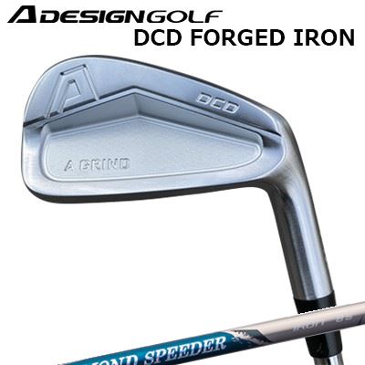 カスタムクラブ エーデザインゴルフ エーグラインド DCD フォージドアイアン フジクラ ダイヤモンド スピーダー アイアンA DESIGN GOLF A GRIND DCD FORGED IRON FUJIKURA NEW DIAMOND SPEEDER IRON6本セット(#5～PW)｜オーエスゴルフ 135,300円