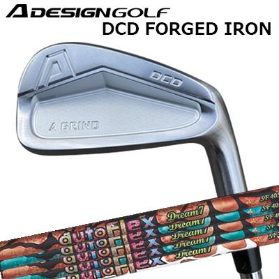 カスタムクラブ エーデザインゴルフ エーグラインド DCD フォージドアイアン オートフレックスシャフト ドリーム7 アイアン用A DESIGN GOLF A GRIND DCD FORGED IRON Auto Flex Shaft Dream7 for Iron6本セット(#5~PW)|オーエスゴルフ