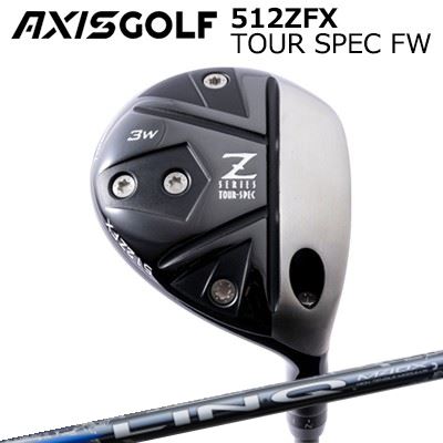 カスタムクラブ アクシスゴルフ 512ZFX ツアースペック フェアウェイウッド USTマミヤ リンク ブルーEX/ホワイトEXAXIS GOLF 512ZFX TOUR SPEC FW UST Mamiya LIN-Q BLUE EX/WHITE EX|オーエスゴルフ
