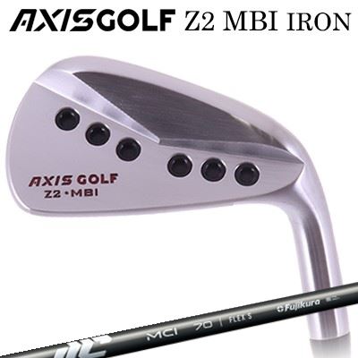 カスタムクラブ アクシスゴルフ Z2 MBI アイアン フジクラ ニュー MCIAXISGOLF Z2 MBI IRON FUJIKURA New MCI6本セット(#5～PW)｜オーエスゴルフ