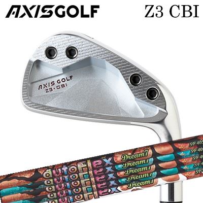 カスタムクラブ 2023年モデル アクシスゴルフ Z3 CBI アイアン オートフレックスシャフト ドリーム7 アイアン用AXISGOLF Z3 CBI IRON Auto Flex Shaft Dream7 for Iron6本セット(#5～PW)｜オーエスゴルフ
