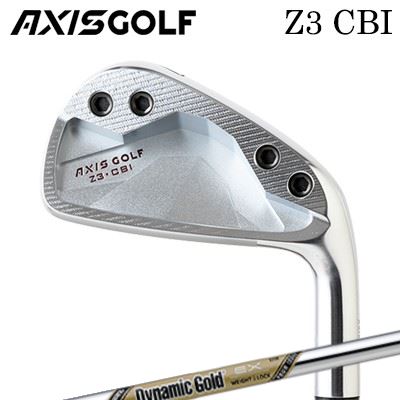 カスタムクラブ 2023年モデル アクシスゴルフ Z3 CBI アイアン ダイナミックゴールド EX ツアーAXISGOLF Z3 CBI IRON True Temper Dynamic Gold EX Tour Issue6本セット(#5~PW)/6本セット(#5~PW)|オーエスゴルフ