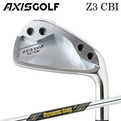 カスタムクラブ 2023年モデル アクシスゴルフ Z3 CBI アイアン トゥルーテンパー ダイナミックゴールド ミッド 95 ツアーイシューAXISGOLF Z3 CBI IRON TrueTemper Dynemic Gold MID 95 TOUR ISSUE6本セット(#5～PW)｜オーエスゴルフ