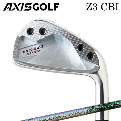 カスタムクラブ 2023年モデル アクシスゴルフ Z3 CBI アイアン ワクチンコンポ GR401 アイアンAXISGOLF Z3 CBI IRON WACCINE COMPO GR401 IR6本セット(#5～PW)｜オーエスゴルフ