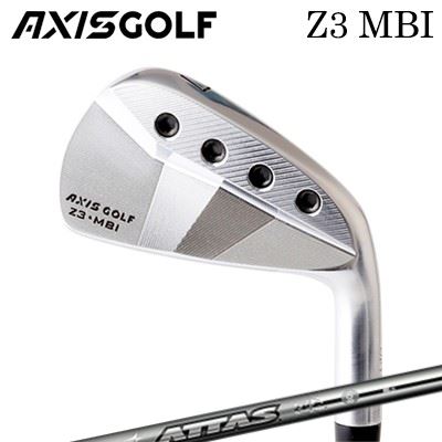 カスタムクラブ 2023年モデル アクシスゴルフ Z3 MBI アイアン USTマミヤ アッタス アイアン 115AXISGOLF Z3 MBI  IRON UST Mamiya ATTAS IRON 1156本セット(#5～PW)/6本セット(#5～PW)