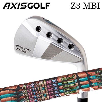 カスタムクラブ 2023年モデル アクシスゴルフ Z3 MBI アイアン オートフレックスシャフト ドリーム7 アイアン用AXISGOLF Z3 MBI IRON Auto Flex Shaft Dream7 for Iron6本セット(#5~PW)|オーエスゴルフ