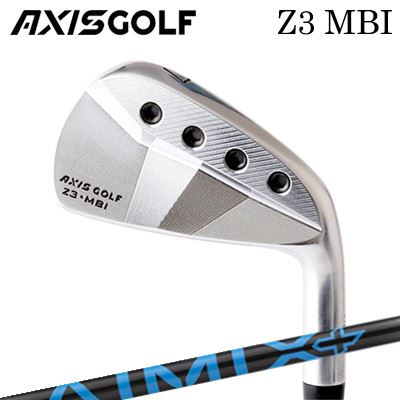 カスタムクラブ 2023年モデル アクシスゴルフ Z3 MBI アイアン デザインチューニング アイミックス プラスAXISGOLF Z3 MBI IRON Design Tuning AIMIX PLUS6本セット(#5～PW)｜オーエスゴルフ