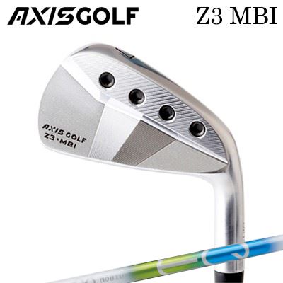 カスタムクラブ 2023年モデル アクシスゴルフ Z3 MBI アイアン デザインチューニング メビウス EQ IX アイアンAXISGOLF Z3 MBI IRON Design Tuning MOEBIUS EQ IX6本セット(#5~PW)/6本セット(#5~PW)|オーエスゴルフ