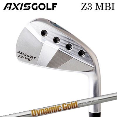 カスタムクラブ 2023年モデル アクシスゴルフ Z3 MBI アイアン トゥルーテンパー ダイナミックゴールド 85AXISGOLF Z3 MBI IRON True Temper Dynamic Gold 856本セット(#5～PW)｜オーエスゴルフ