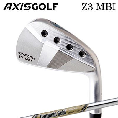 カスタムクラブ 2023年モデル アクシスゴルフ Z3 MBI アイアン ダイナミックゴールド EX ツアーAXISGOLF Z3 MBI IRON True Temper Dynamic Gold EX Tour Issue6本セット(#5~PW)/6本セット(#5~PW)|オーエスゴルフ