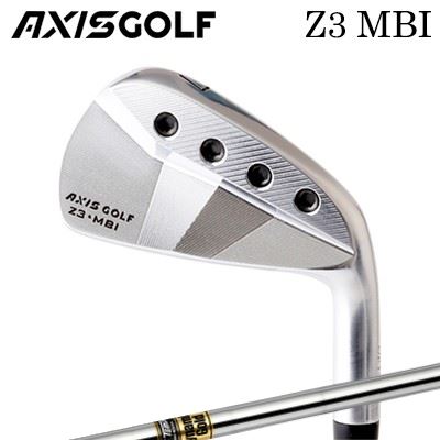 カスタムクラブ 2023年モデル アクシスゴルフ Z3 MBI アイアン トゥルーテンパー ダイナミックゴールドAXISGOLF Z3 MBI IRON TrueTemper Dynemic Gold6本セット(#5～PW)/6本セット(#5～PW)｜オーエスゴルフ