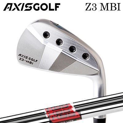 カスタムクラブ 2023年モデル アクシスゴルフ Z3 MBI アイアン KBS エステーパー(マネーテーパー)/ブラックPVD/ライトAXISGOLF Z3 MBI IRON KBS S-TAPER/S-TAPER Black PVD/S-TAPER LITE6本セット(#5~PW)|オーエスゴルフ