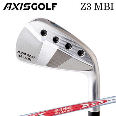 カスタムクラブ 2023年モデル アクシスゴルフ Z3 MBI アイアン 日本シャフト NSプロ モーダス3 ツアー120AXISGOLF Z3 MBI IRON N.S.PRO MODUS3 TOUR1206本セット(#5～PW)/6本セット(#5～PW)｜オーエスゴルフ