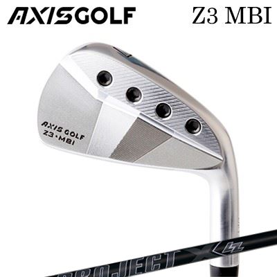 カスタムクラブ 2023年モデル アクシスゴルフ Z3 MBI アイアン プロジェクトX LZ オールブラックAXISGOLF Z3 MBI IRON PROJECT X LZ ALL BLACK6本セット(#5～PW)/6本セット(#5～PW)｜オーエスゴルフ