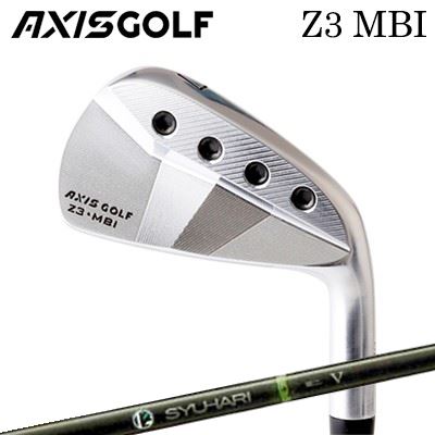 カスタム野球クラブ 2023年模範例 アクシスゴルフ Z3 MBI アイアン スリリング シュハリ アイアンAXISGOLF Z3 MBI  IRON Treering SYUHARI IRON6本仕掛ける(#5～PW)