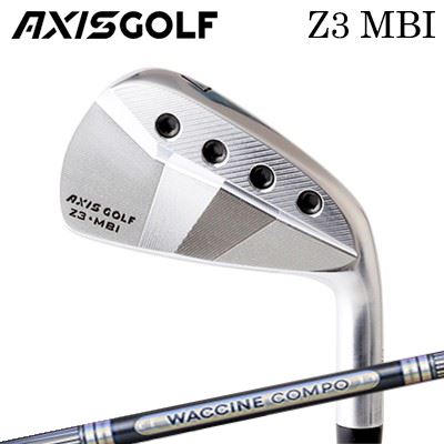 カスタムクラブ 2023年モデル アクシスゴルフ Z3 MBI アイアン ワクチンコンポ GR501/601 アイアンAXISGOLF Z3 MBI IRON WACCINE COMPO GR501/601 IR6本セット(#5~PW)|オーエスゴルフ