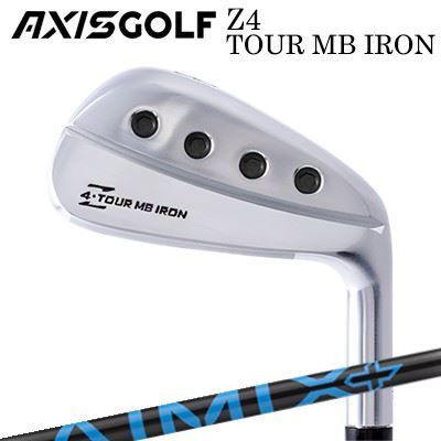 カスタムクラブ アクシスゴルフ Z4 ツアー MB アイアン デザインチューニング アイミックス プラスAXISGOLF Z4 TOUR MB IRON Design Tuning AIMIX PLUS単品～7本セット(#5～PW)｜オーエスゴルフ